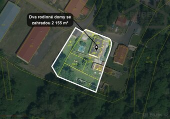 Dva RD s krytým stáním, kolnou a zahradou 2155 m2 - Rozvadov - 2