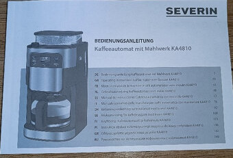 Kávovar s mlýnkem Severin KA 4810 - 2