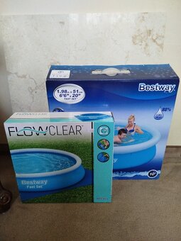 Bazén Bestway průměr 2m nový včetně podložky - 2