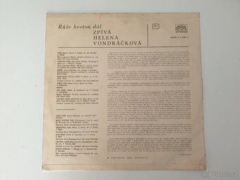 Helena Vondráčková - Růže kvetou dál LP - 2