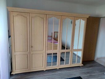 Masivní ložnice, bělený smrk,(227) - 2
