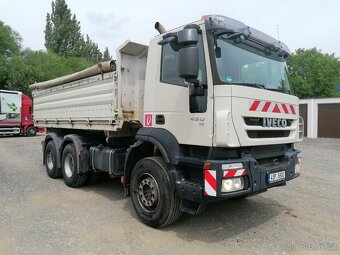 Iveco Trakker 26-450, euro 5, třístranný sklápěč tahač - 2
