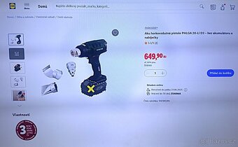 Aku horkovzdušná pistole Parkside-PHLGA 20-Li D3 bez baterie - 2