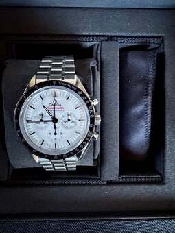 White OMEGA SPEEDMASTER 42mm ALBINO 02/2025 FULL SET NOVÉ - 2