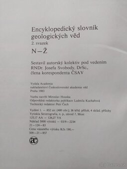 Eciklopedický slovník geologických věd - 2