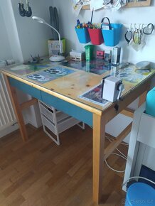 Dětský psací dřevěný stůl Gazel - 2