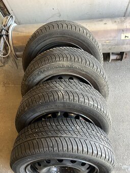 Plechové disky Peugeot 207 14” + pneu - 2