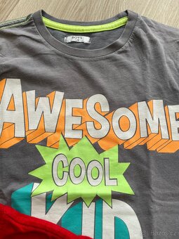 3x tričko s krátkým rukávem, vel. 122 - 2