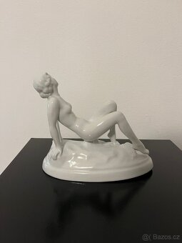 ART DECO socha - akt, Royal Dux - 2