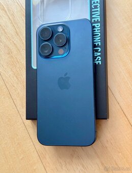 iPhone 15 Pro Blue Titanium BATERIE 100% TOP - 2