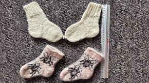 Ručně pletené ponožky - 2