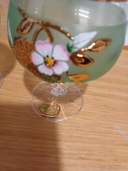 Skleničky ručně zdobené - 2