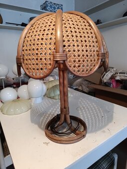 Stolní ratanová lampa - 2