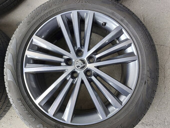 Originál alu kola 19" na Škoda Kodiaq letní pneu - 2