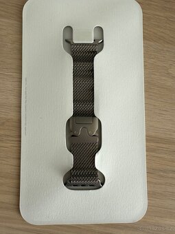 Řemínek AW 49/46/45/44mm milánský tah z přírodního titanu S - 2