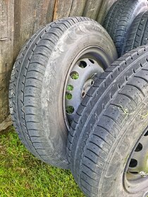 Plechové disky + pneu Opel Corsa 155/80 R13 - 2