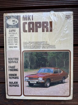 FORD CAPRI originální montážní manualy a sběratelská kniha - 2