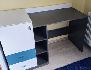 Prodám studentský psací stůl+ polička na zeď - 2