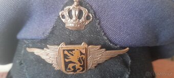 ORIGINÁLNÍ KEPI BELGICKÉHO LETECTVA - ROK 1978, VELIKOST 56 - 2
