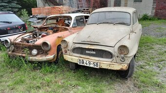 Škoda Octavia Super r.v. 1959 s originál přístrojovou desk. - 2