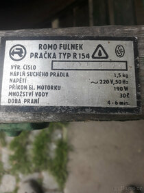 Staré štítky pračka - 2