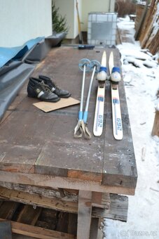 běžky 180cm boty EU 39 Botas , NN 75 vázko a hole - 2
