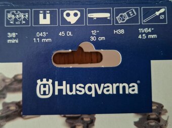 Sada 11 řetězů+lišta+pila Husqvarna 120i na nahradní díly - 2