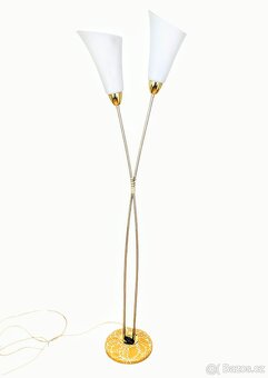 Retro podlahová lampa Kamenický Šenov - 2