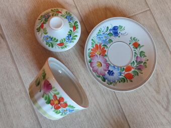 Retro Chodský porcelán+cukřenka Made in D.P.R.K. - 2
