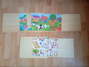 Dřevěné puzzle 60 a 96 dílků - 2