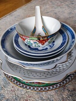 Porcelánová souprava – dekorativní, 8 ks - 2