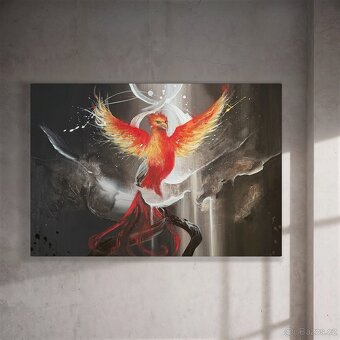 Ručně malovaný obraz Fénix - 2