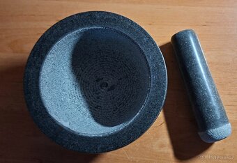 Hmoždíř s paličkou, Ø 16 cm, žula - 2