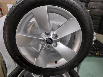 Originál alu kola 17" na Škoda Superb III. letní zánovní - 2