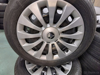 Kompletní kola 15" na Škoda Fabia 3 letní - 2