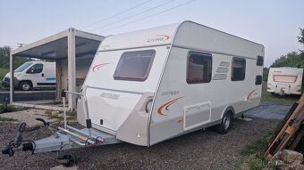 Karavan Hymer, poschodová posteľ MOVER, predstan - 2