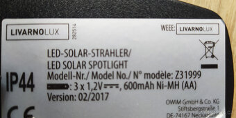 Prodám solární LED svítidla - 2