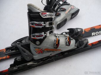 91. Lyže ROSSIGNOL - 130 cm + boty NORDICA 36 eu - set - 2