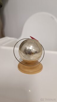 Retro Vintage zeměkoule s raketou CCCP - 2
