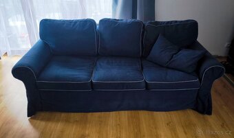 Prodám 3 dílnou rozkládací sedačku IKEA ektorp pixbo - 2
