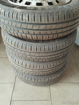 Sada 4ks pneu 145/70 R13 + plechové disky Matiz - 2