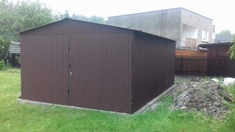 Plechová garáž 4x5m - 2