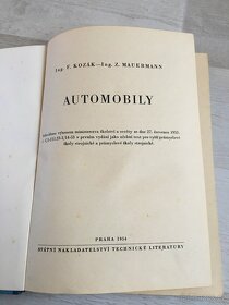 Kniha Automobily Ing. F.Kozák-Ing.Z.Mauermann - 2