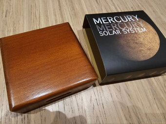 Stříbrná mince s meteoritem z planety Merkur - 2