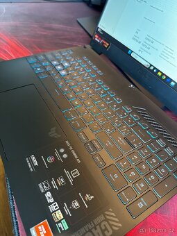ASUS TUF A15, RTX 4070, Ryzen 9, 16GB RAM + nabíječka rychlá - 2