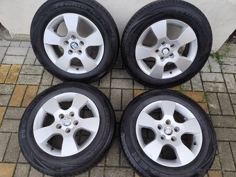 ALU 5x112 r15 ŠKODA + ZÁNOVNÍ LETNÍ PNEU - 2