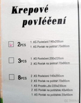 krepové povlečení - 2