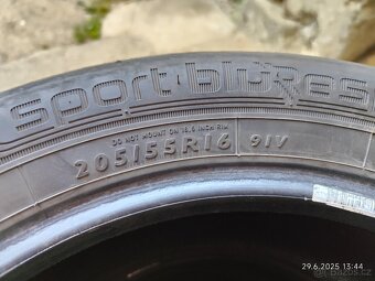 Letní pneumatiky 205/55R16, Dunlop - 2