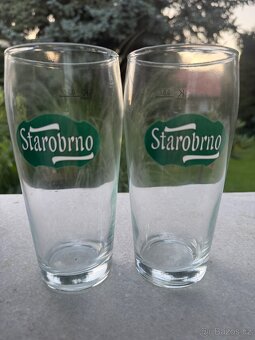 Pivní půllitry Starobrno - 2