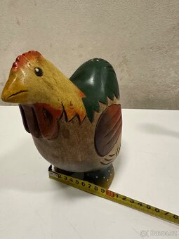 Slepice z masivního dřeva - 2